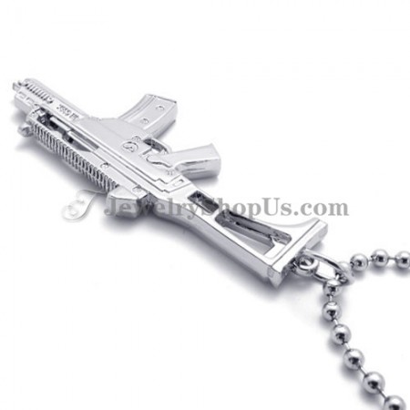 Fashion Silver Alloy Shotgun Pendant