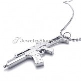 Fashion Silver Alloy Shotgun Pendant