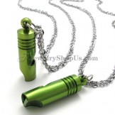 Fashion Alloy Lovers Whistle Pendants