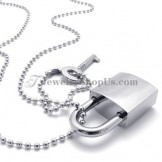 Fashion Alloy Lock and Key Pendants