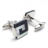 Finely Processed Color Brilliancy Superior Quality Titanium Cufflinks - Free Shipping