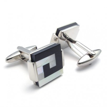 Finely Processed Color Brilliancy Superior Quality Titanium Cufflinks 