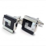 Finely Processed Color Brilliancy Superior Quality Titanium Cufflinks - Free Shipping