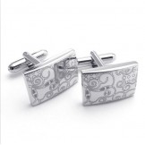 Elegant Shape Color Brilliancy Superior Quality Titanium Cufflinks - Free Shipping
