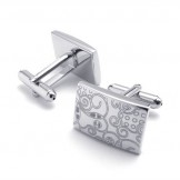 Elegant Shape Color Brilliancy Superior Quality Titanium Cufflinks - Free Shipping
