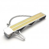 Finely Processed Color Brilliancy Superior Quality Titanium Tie clips - Free Shipping