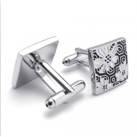 Attractive Design Color Brilliancy High Quality Titanium Cufflinks 