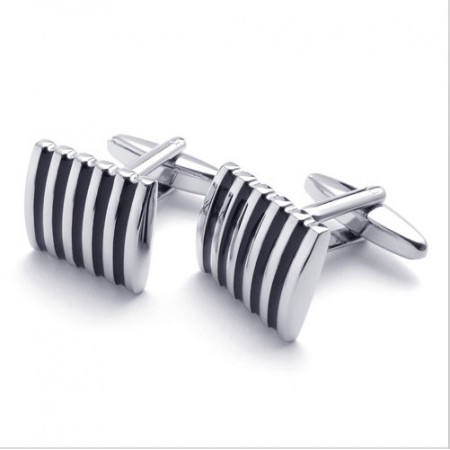 Deft Design Delicate Colors High Quality Titanium Cufflinks 