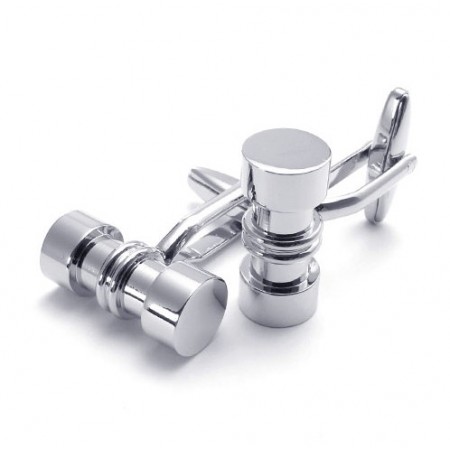 Deft Design Color Brilliancy Excellent Quality Titanium Cufflinks 