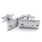 Finely Processed Color Brilliancy Superior Quality Titanium Cupronickel Cufflinks - Free Shipping