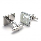 Latest Technology Colorful Brilliancy Excellent Quality Titanium Cufflinks - Free Shipping