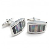 Professional Design Color Brilliancy Excellent Quality Titanium Cupronickel Cufflinks - Free Shipping