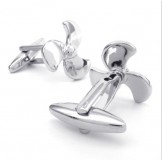 Latest Technology Colorful Brilliancy High Quality Titanium Cufflinks - Free Shipping