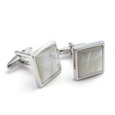 Rational Construction Color Brilliancy Excellent Quality Titanium Cupronickel Cufflinks - Free Shipping