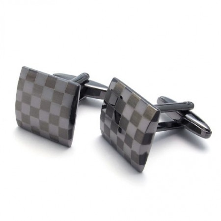 Deft Design Delicate Colors Reliable Quality Titanium Cufflinks 