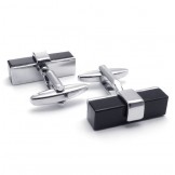 Sophisticated Technology Delicate Colors Durable in Use Titanium Cufflinks - Free Shipping