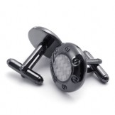 Finely Processed Delicate Colors Excellent Quality Titanium Cufflinks - Free Shipping