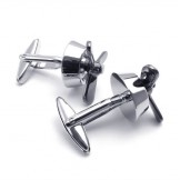 Attractive Design Color Brilliancy Durable in Use Titanium Cufflinks - Free Shipping