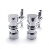 Finely Processed Delicate Colors Superior Quality Titanium Cufflinks - Free Shipping