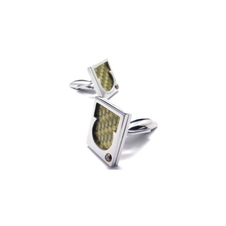 Attractive Design Color Brilliancy Superior Quality Titanium Cufflinks 
