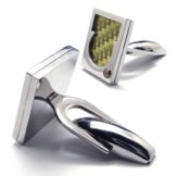 Attractive Design Color Brilliancy Superior Quality Titanium Cufflinks - Free Shipping