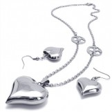 Beautiful Design Color Brilliancy Reliable Quality Titanium Jewelry Sets Including Necklace Pendant Earring - Free Shipping