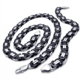 Skillful Manufacture Delicate Colors High Quality Titanium Jewelry Sets Including Necklace Bracelet - Free Shipping