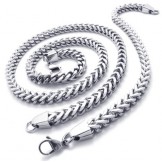 Rational Construction Color Brilliancy High Quality Titanium Jewelry Sets Including Necklace Bracelet - Free Shipping