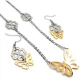 Finely Processed Color Brilliancy High Quality Titanium Jewelry Sets Including Necklace Pendant Earring - Free Shipping