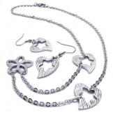 Skillful Manufacture Color Brilliancy Reliable Quality Titanium Jewelry Sets Including Necklace Pendant Earring - Free Shipping