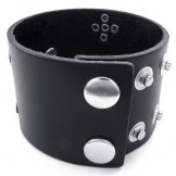 Rational Construction Delicate Colors Superior Quality Titanium Leather Bangle