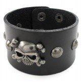 Latest Technology Delicate Colors Excellent Quality Titanium Leather Bangle