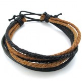 Deft Design Delicate Colors Reliable Reputation Leather Bangle