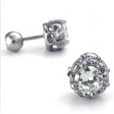 Finely Processed Beautiful in Colors Reliable Quality Titanium Earrings