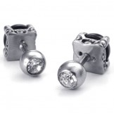 Elegant Shape Delicate Colors Excellent Quality Titanium Earrings