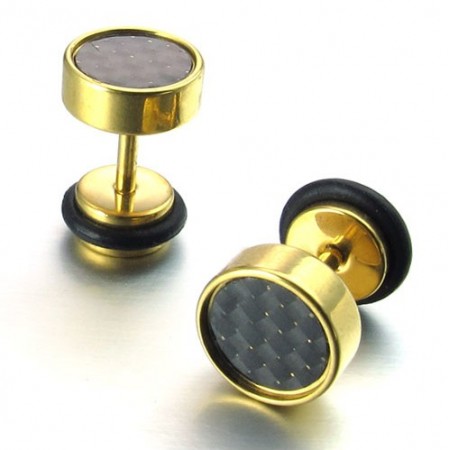 Modern Design Color Brilliancy Stable Quality Titanium Earrings