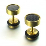 Modern Design Color Brilliancy Stable Quality Titanium Earrings