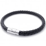 Deft Design Delicate Colors High Quality Titanium Leather Bracelet
