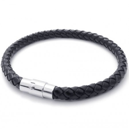 Deft Design Delicate Colors High Quality Titanium Leather Bracelet