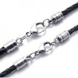 Deft Design Delicate Colors High Quality Titanium Leather Necklace