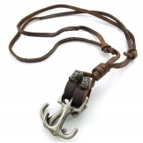 Attractive Design Delicate Colors High Quality Titanium Leather Necklace