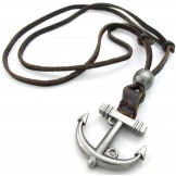 Attractive Design Delicate Colors Superior Quality Titanium Leather Necklace