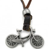 Professional Design Delicate Colors Excellent Quality Titanium Leather Necklace