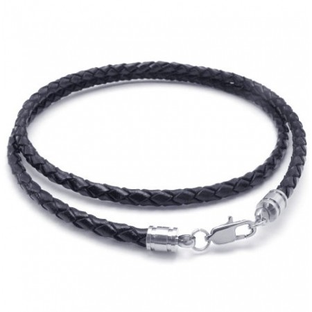 Deft Design Delicate Colors World-wide Renown Titanium Leather Necklace