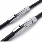 Sophisticated Technology Delicate Colors Reliable Reputation Titanium Leather Necklace