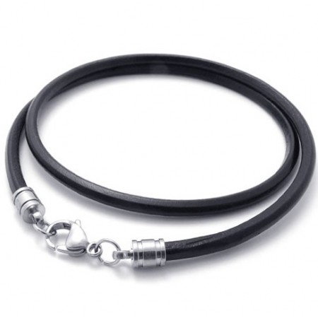 Skillful Manufacture Delicate Colors Stable Quality Leather Necklace