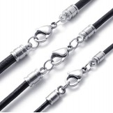 Skillful Manufacture Delicate Colors Stable Quality Leather Necklace