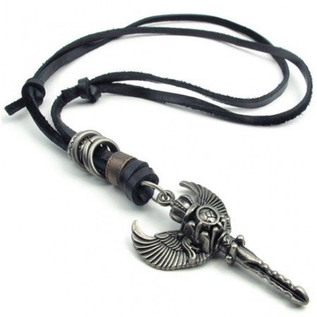 Beautiful Design Delicate Colors Reliable Quality Titanium Leather Pendant