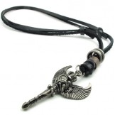 Beautiful Design Delicate Colors Reliable Quality Titanium Leather Pendant