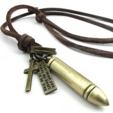 Skillful Manufacture Delicate Colors Reliable Quality Titanium Leather Pendant